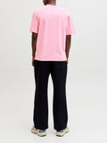 Jack e Jones T-shirt Bradley Uomo 12249319 Prism Pink - Rosa