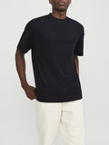 Jack e Jones T-shirt Uomo 12254412 Black - Nero