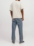 Jack e Jones T-shirt Uomo 12254412 Moonbeam - Avorio