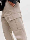 Jack e Jones Pantalone Cargo Kane Barkley Uomo 12258150 Crockery - Beige