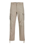 Jack e Jones Pantalone Cargo Kane Barkley Uomo 12258150 Crockery - Beige
