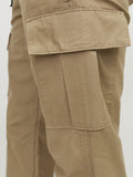 Jack e Jones Pantalone Cargo Uomo 12258150 Elmwood - Marrone