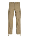 Jack e Jones Pantalone Cargo Uomo 12258150 Elmwood - Marrone