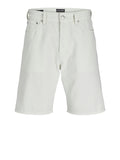 Jack e Jones Bermuda Jeans Uomo 12272235 Cloud Dancer - Bianco