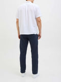 Jack e Jones Pantalone Straight Kane Hybrid Uomo 12274977 Dark Navy - Blu