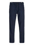 Jack e Jones Pantalone Straight Kane Hybrid Uomo 12274977 Dark Navy - Blu