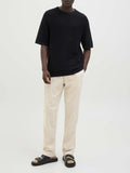 Jack e Jones Pantalone Straight Kane Hybrid Uomo 12274977 Moonbeam - Avorio