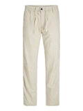 Jack e Jones Pantalone Straight Kane Hybrid Uomo 12274977 Moonbeam - Avorio