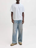 Jack e Jones T-shirt Archive Grap Uomo 12287990 Bright White - Bianco