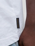 Jack e Jones T-shirt Archive Grap Uomo 12287990 Bright White - Bianco