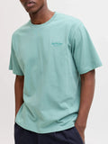 Jack e Jones T-shirt Archive Grap Uomo 12287990 Mineral Blue - Verde