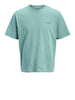 jack e jones t shirt archive grap uomo 12287990 mineral blue verde 168961084