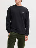 Jack e Jones Felpa Archive Grap Uomo 12287995 Black - Nero