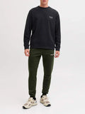 Jack e Jones Felpa Archive Grap Uomo 12287995 Black - Nero