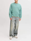 Jack e Jones Felpa Archive Grap Uomo 12287995 Mineral Blue - Verde