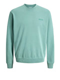 Jack e Jones Felpa Archive Grap Uomo 12287995 Mineral Blue - Verde