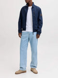 Jack e Jones Bomber Parker Softs Uomo 12288875 Navy Blazer - Blu