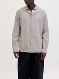 Jack e Jones Camicia Casual Uomo 12289174 String - Grigio
