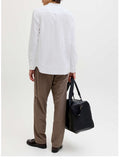 Jack e Jones Camicia Casual Summer Linen Uomo 12289184 White - Bianco