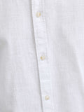 Jack e Jones Camicia Casual Summer Linen Uomo 12289184 White - Bianco