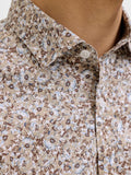 Jack e Jones Camicia Classica Camicia Blablackpool Uomo 12290974 Ancient Scroll Slimfit - Marrone