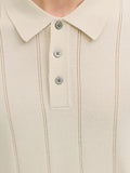Jack e Jones Polo Blawilliam Uomo 12291042 Ancient Scroll - Avorio