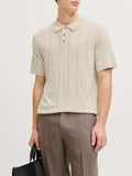 Jack e Jones Polo Blawilliam Uomo 12291042 Ancient Scroll - Avorio