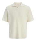 Jack e Jones Maglia Polo Nantucket Uomo 12291422 Sea Salt - Avorio