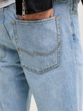 Jack e Jones Jeans Regular Clark Jigina Uomo 12291693 - Denim