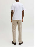 Jack e Jones T-shirt Uomo 12293019 Bright White - Bianco