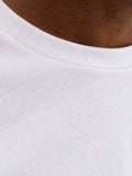 Jack e Jones T-shirt Uomo 12293019 Bright White - Bianco