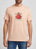 Jack e Jones T-shirt Uomo 12293279 Peach Melba - Rosa