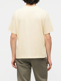 Jack e Jones T-shirt Uomo 12293429 Antique White Yellow - Giallo