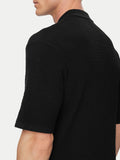 Jack e Jones Polo Uomo 12293584 Black - Nero