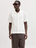 Jack e Jones Polo Uomo 12294968 Cloud Dancer - Bianco