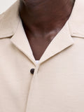 Jack e Jones Camicia Casual Uomo 12295551 Moonbeam - Avorio