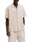 Jack e Jones Camicia Casual Uomo 12295551 Moonbeam - Avorio