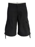 Jack e Jones Bermuda Casual Cargo Uomo 12296731 Black - Nero