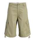 Jack e Jones Bermuda Casual Cargo Uomo 12296731 Aloe - Verde