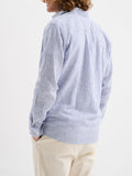 Jaggy Camicia Casual Celeste Uomo JMQ038DSB117261 - Bianco