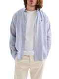 Jaggy Camicia Casual Celeste Uomo JMQ038DSB117261 - Bianco