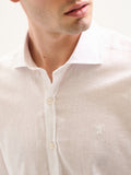 Jaggy Camicia Casual Uomo NJQ011DSB109 White - Bianco