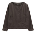 Jeanne Baret Felpa Donna 56D5706 Thyme Mel. - Grigio