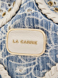 La Carrie Borsa a Secchiello Romantic Canvas Donna 161M-EB-181-CAS Jeans - Denim
