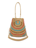 La Carrie Borsa a Secchiello Andromeda Stones Donna 161M-EM-601-RSY Natural - Beige