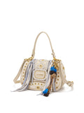 La Carrie Borsa a Mano Jungle Eyelets Donna 161M-FG-474-RAP Ivory - Avorio