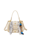 La Carrie Borsa a Mano Jungle Eyelets Donna 161M-FG-474-RAP Ivory - Avorio