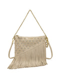 La Carrie Borsa a Tracolla Fringes Donna 161M-KY-813-MIF - Beige