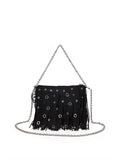 La Carrie Borsa Pochette Fringes Donna 161M-KY-814-SYN Black - Nero