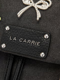 La Carrie Zaino Pins Canvas Donna 161M-ZS-343-CAS Black - Nero